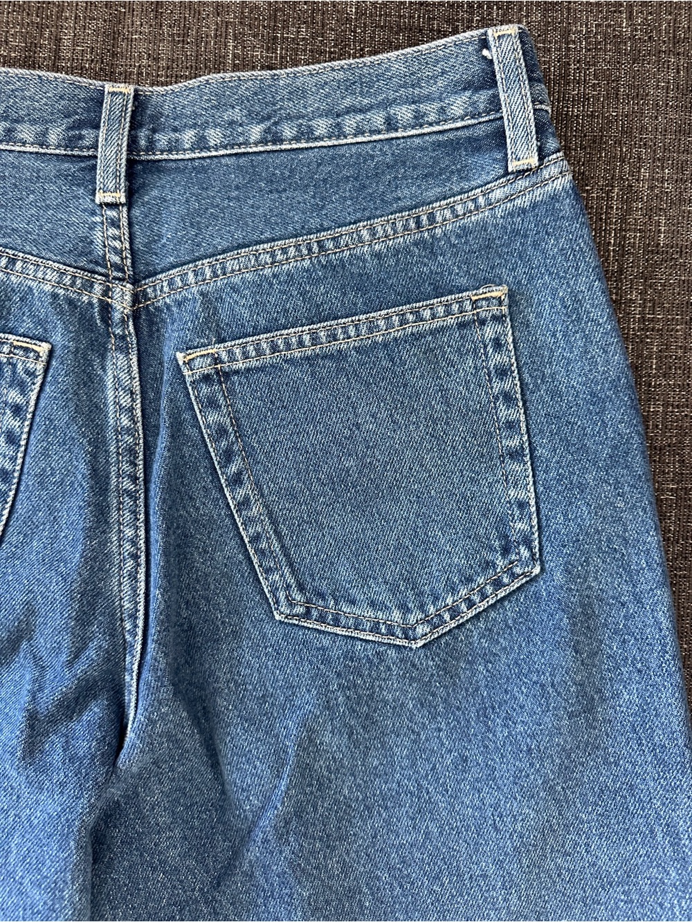 COS Tapered Leg High Rise Ankle Jeans Blue Denim Size 26 - Picture 10 of 13